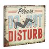 Metal skilt Please Do Not Disturb 40x30cm